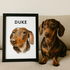 Watercolour Pet Portrait